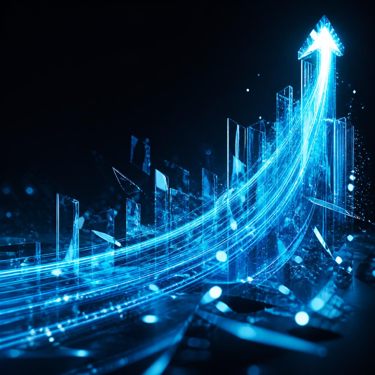 Visualisation holographique de la croissance des réseaux sociaux